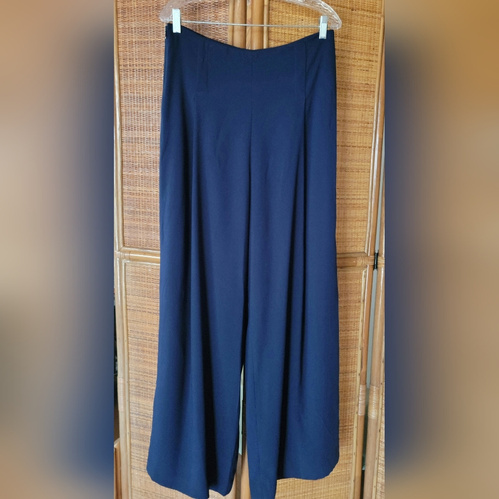 Alexia Admor Navy Wide Leg Pants